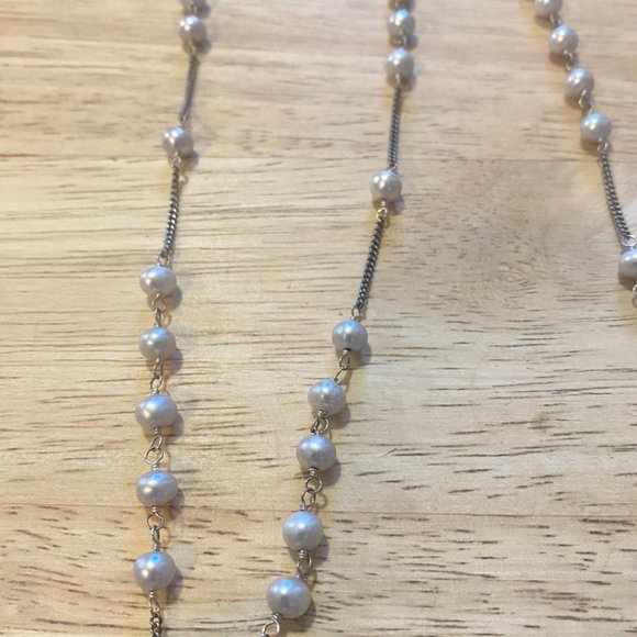 Chan Luu Grey Pearl Necklace - Picture 3 of 4